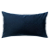 Almofada Baguete 30x50 Deminas- Suede Premium  - Azul Petróleo - Imagem 1