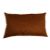 Almofada Baguete 30x50 Deminas- Suede Premium  - Terracota - Imagem 1