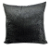 Capa de almofada Decorativa Deminas 45x45 - Veludo Inca - Preto - Imagem 1