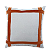 Capa de Almofada Decorativa Deminas 45x45 - Coleção Despertar Cru - Cruzada - Caramelo - Imagem 1