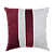 Capa de Almofada Decorativa Deminas 45x45 - Coleção Despertar Cru- Metade - Marsala - Imagem 1