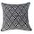 Capa de Almofada Decorativa Deminas 45x45 - Coleção Jacquard - Preto - Imagem 1