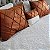 Kit Peseira Suede Luxo Deminas + 2 Porta Travesseiro - Terracota - Imagem 3