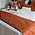 Kit Peseira Suede Luxo Deminas + 2 Porta Travesseiro - Terracota - Imagem 2