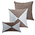 Capa de Almofada Decorativa Deminas 45x45 - Coleção Natural- Boucle Marrom - Imagem 2