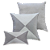 Capa de Almofada Decorativa Deminas 45x45 - Coleção Natural- Boucle Off - Imagem 2