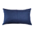 Almofada Baguete Decorativa 30x50 Deminas - Coleção Indigo - Drapeado Azul - Imagem 1