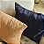 Capa de Almofada Decorativa Deminas 45x45 - Coleção Indigo - Boucle  Terra - Imagem 3