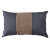 Almofada Baguete Decorativa 30x50 Deminas - Coleção London - Faixa Marrom - Imagem 1