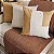 Capa de Almofada Decorativa Deminas 45x45 - Coleção Serenity - Boucle Caramelo - Imagem 4