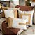 Kit 4 Capas de Almofadas Decorativas Deminas 45x45 - Coleção Serenity - Boucle Caramelo - Imagem 2