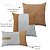 Kit 3 Capas de Almofadas Decorativas Deminas 45x45 - Coleção Serenity - Boucle Caramelo - Imagem 4
