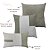 Kit 3 Capas de Almofadas Decorativas Deminas 45x45 - Coleção Serenity - Boucle Geometrico Verde - Imagem 3