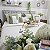 Kit 4 Capas de Almofadas Decorativas Deminas 45x45 - Coleção Serenity - Boucle Moldura Verde - Imagem 3