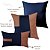 Kit 3 Capas de Almofadas Decorativas Deminas 50x50 - Coleção Indigo - Imagem 5