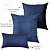 Kit 3 Capas de Almofadas Decorativas Deminas 50x50 - Coleção Indigo - Imagem 5