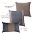Kit 3 Capas de Almofadas Decorativas Deminas 50x50 - Coleção London - Imagem 4