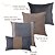 Kit 4 Capas de Almofadas Decorativas Deminas 50x50 - Coleção London - Imagem 4