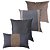 Kit 4 Capas de Almofadas Decorativas Deminas 50x50 - Coleção London - Imagem 2