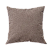 Capa de Almofada Decorativa Deminas 50X50 - Coleção Natural-Boucle Liso Marrom - Imagem 1