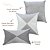Kit 3 Capas de Almofadas Decorativas Deminas 45x45- Coleção Natural-Off - Imagem 3