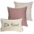 Capa de Almofada Decorativa Deminas 45x45 - Coleção Natural- Linho Rose - Imagem 2