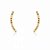 Brinco ear cuff circulozinhos Rainbow - Imagem 1