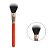PINCEL PROFISSIONAL BEAUTY TOOLS MACRILAN - PARA BLUSH - BT05 - Imagem 1
