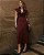 Vestido Malha Decote Franjas - Imagem 1
