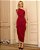 Vestido Drapeado Jersey Ombro Único - Imagem 8