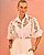 Camisa Oversized Bordado Floral - Imagem 1