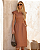 Vestido Midi 100% linho renda - Imagem 1
