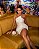 Vestido curto detalhe tule bordado - Imagem 2