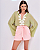 Bata Viscose Georgette Aplique Guipire - Imagem 2