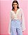 Bata Viscose Georgette Aplique Guipire - Imagem 3