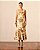 Vestido Jacquard Floral com Cinto - Imagem 1