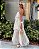 Vestido Chiffon com Renda Estampa Butter Yellow - Imagem 3