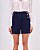 Short 100% linho cós alto com botões - Imagem 7