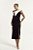 Vestido Midi Ombro P&B - Imagem 1