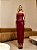 Conjunto em Couro Corset e Saia Midi - Imagem 1