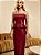 Conjunto em Couro Corset e Saia Midi - Imagem 3