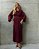 Vestido Jersey Drapeado Cintura - Imagem 1