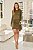 Vestido drapeado com piercing frontal - Imagem 4