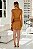 Vestido drapeado com piercing frontal - Imagem 2