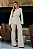 Conjunto Blazer com Cinto Ajustável e Calça Reta com Bolso Faca - Imagem 1