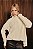 Blusa Tricot Manga Longa Alongada - Imagem 1