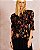 Blusa Peplum Floral Lurex Toque de Seda - Imagem 1
