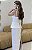 Vestido Midi Guipir Corset Peplum - Imagem 3