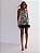Mini Vestido Paetê com Plumas - Imagem 1