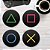 Kit com 4 Porta Copos Acrílico PlayStation - Imagem 1